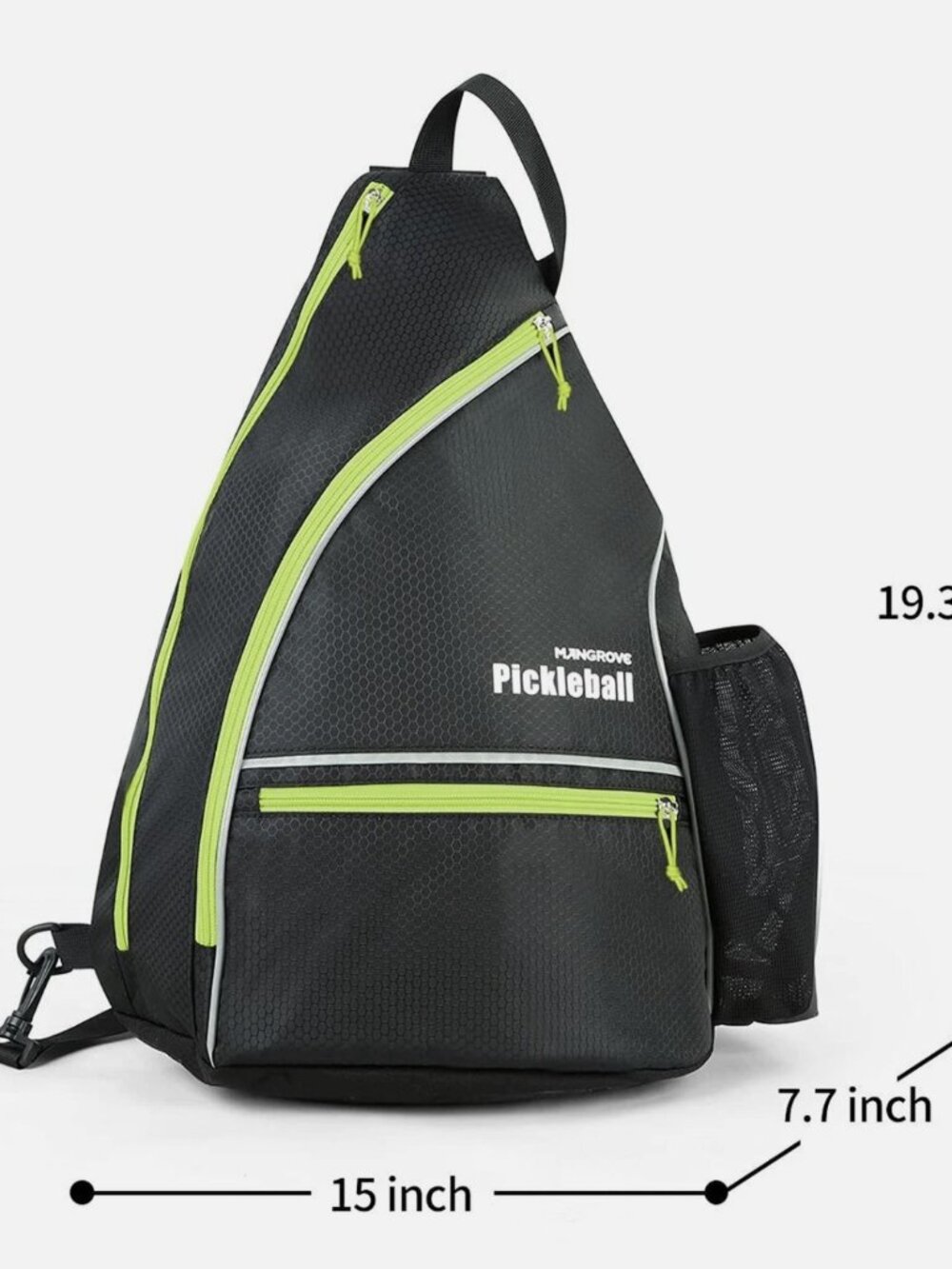 Mangrove Pickleball Bag Backpack Adjustable Sling Black